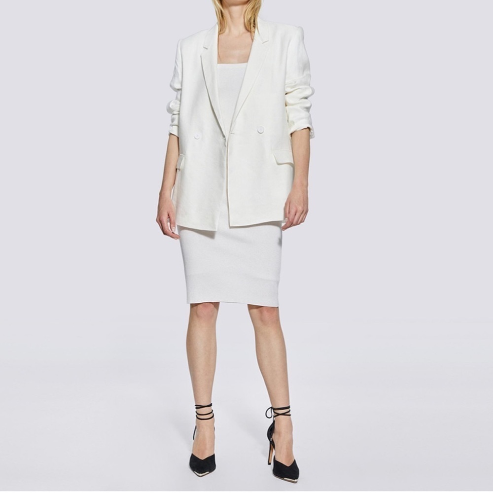 IRO White Cassius Relaxed Blazer